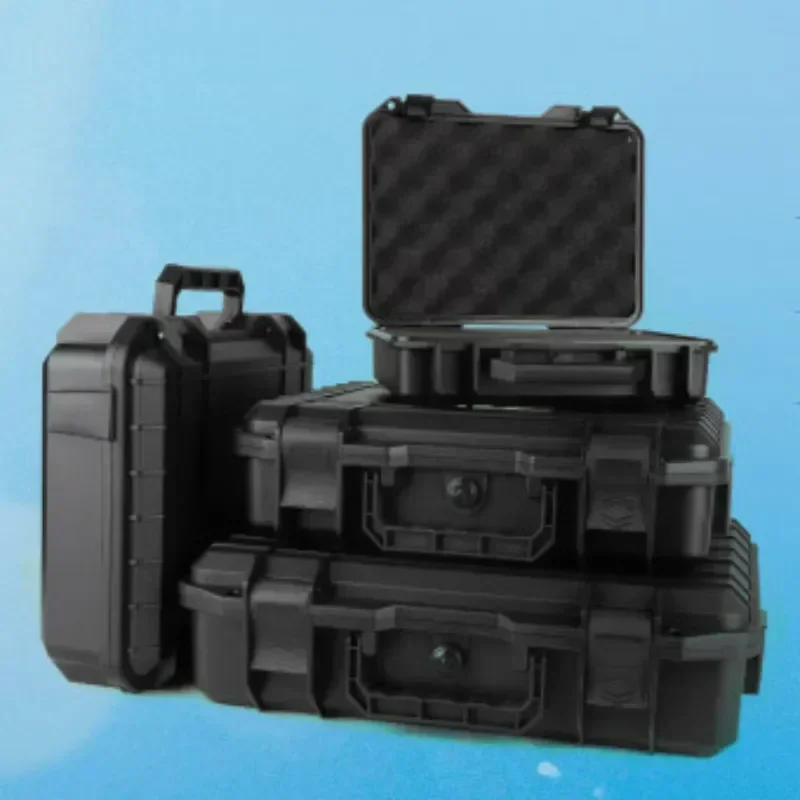 Waterproof Plastic Suitcase Pre-cut Rigid Box Box Working Tool Foam Professional Electrician Storage Box Tool Shockproof