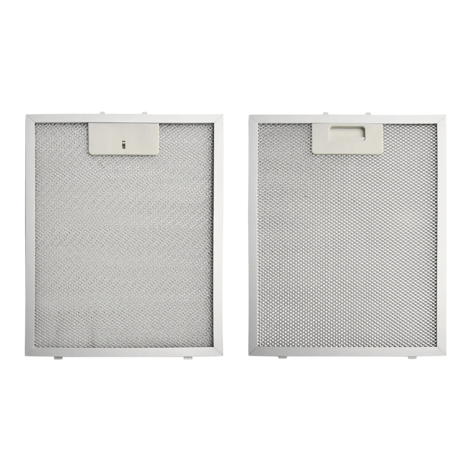 2PCS Aluminum Cooker Hood Filters Metal Mesh Extractor Vent Filter 300x240x9mm Silver Home Improvement Accessories