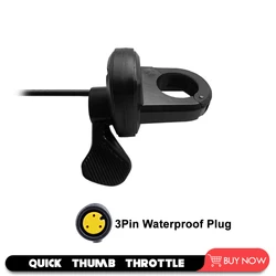 Right Finger Booster Throttle For 12-72V E-Bike Thumb Throttle For Bafang BBS01 BBS02 BBSHD Electric Bicycle Accelerator Parts