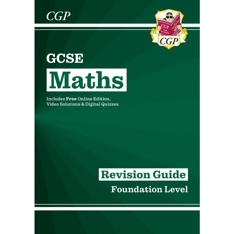 GCSE Maths Revision Guide Foundation Inc الإصدار عبر الإنترنت فيديو Quizzes CGP Books Coordination Group Publications 9781782943822