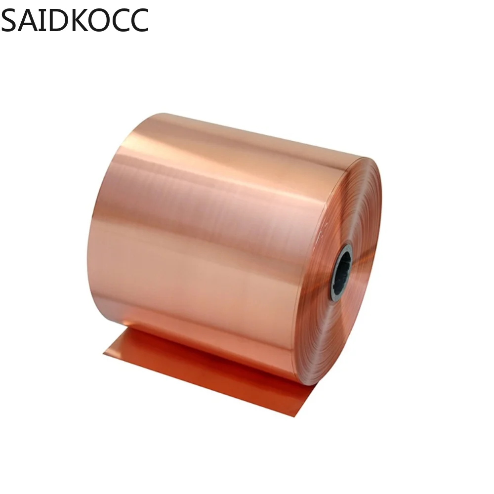 

SAIDKOCC 1 KG 10um Copper Foil Battery Anode Substrate With Cuastomized Width