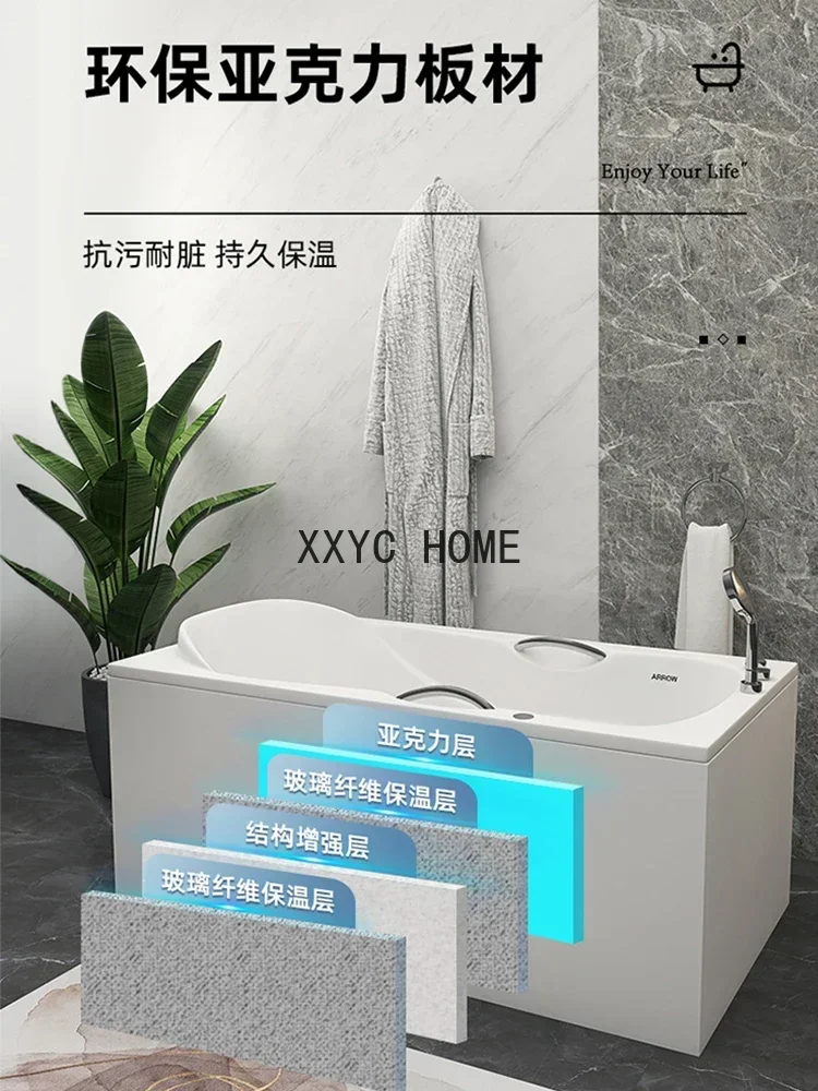 Bathroom Sanitary Ordinary Heating Constant Temperature Bathtub for Massage