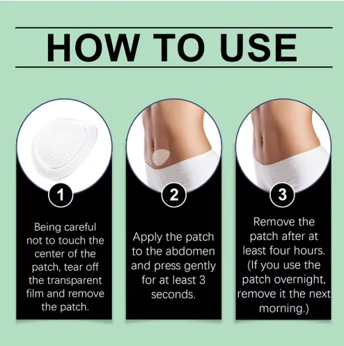 Nano microneedle skin care patch ultra-thin unisex body patch, suitable for the abdomen, thighs, and arms