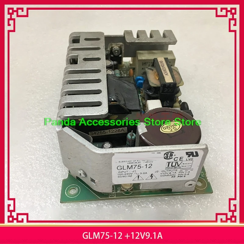 

GLM75-12 +12V9.1A For CONDOR Industrial Medical Equipment Power Supply Before Shipment Perfect Test