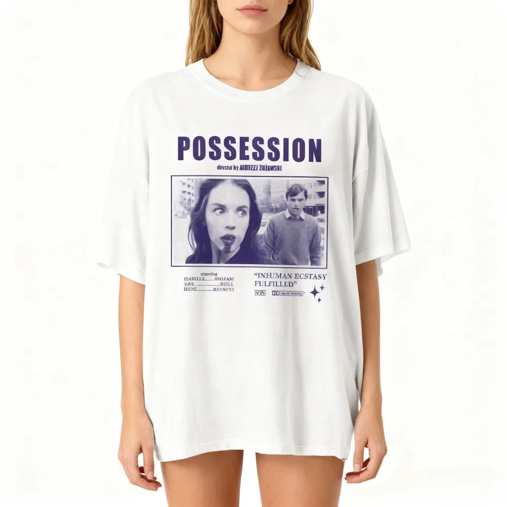 Possession 1981 تي شيرت 80s رعب جرافيك T فيلم رعب تي شيرت فيلم ميرش أندريز Żulavski قميص للجنسين ملابس الفيلم #1