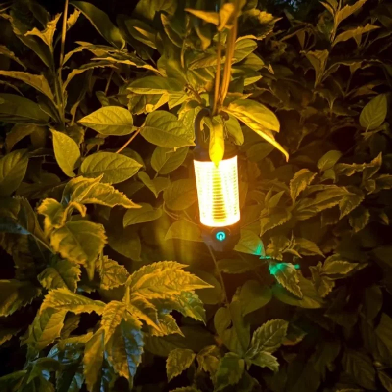 

Rechargeable LED Camping Lantern Portable Tent Light with SOS Flashlight 3 Modes Hand-Hang Design for Emergency Outdoor Use