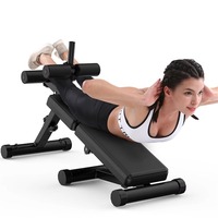 2025 Adjustable Home Strength Training Bench Portable Sit-Up With Tilting And Foldable Feature Includes Resistance Bands