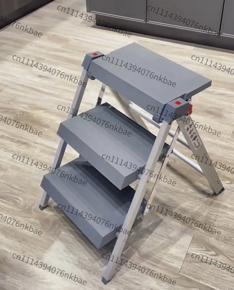 Thickened Two-step A-frame Folding Ladder Stool, Household Indoor Kitchen Outdoor Car Washing Ladder