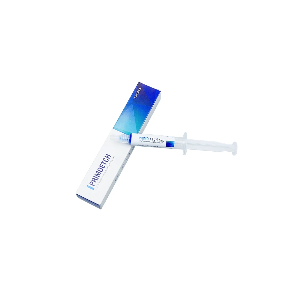 1PC 5ml Blue Etching Gel Dental 37% Phosphoric Acid Ortho Bracket Adhesive Bonding Syringe Composite Resin with Irrigation Tip