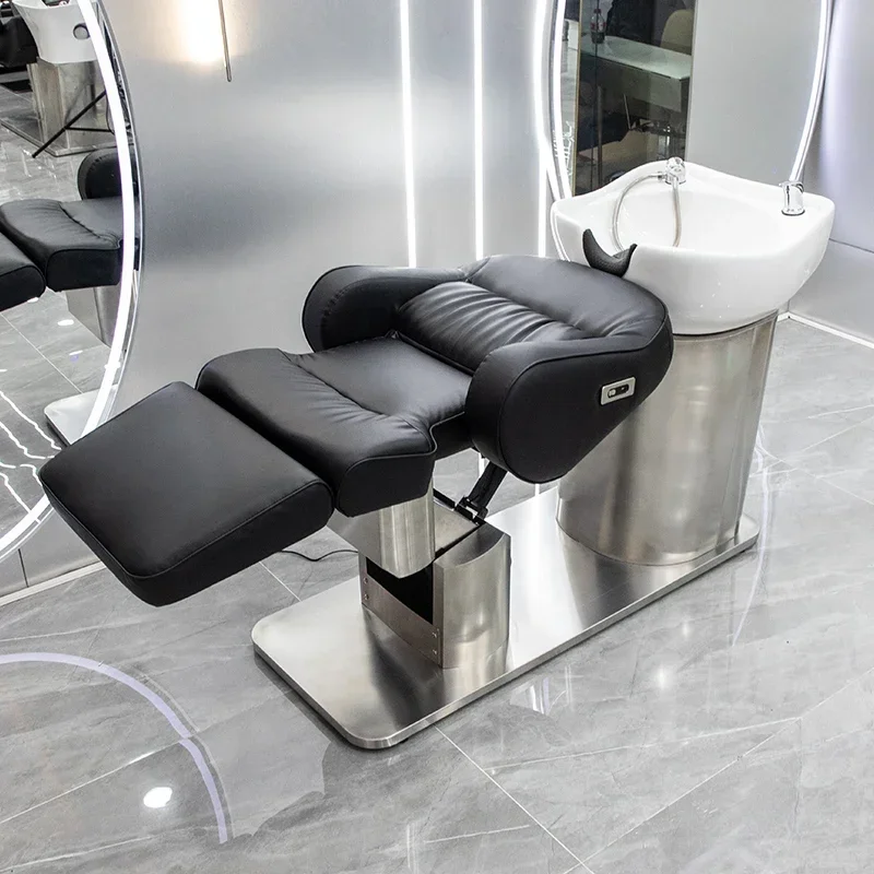 

Hair Basin Professional Salon Chair Aesthetic Luxury Hairdressing Washbasin Shampoo Beauty Styling Chairs Mobilier Coiffure Spa