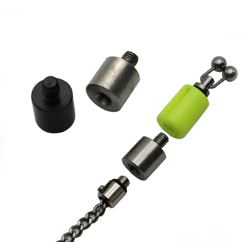 2 조각 잉어 낚시 물린 표시기 보빈 무게 스테인레스 잉어 낚시 터미널 태클 장비에 대한 5mm 나사 스레드 무게