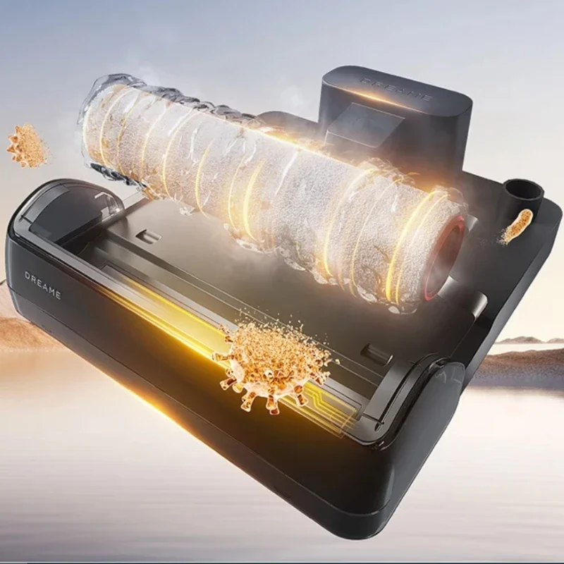 Original Draeme W8 Plus Hair Wrapping Smart Home Floor Scrubber with Hot Water and High Suction Floor Scrubber, Vacuum Cleaner