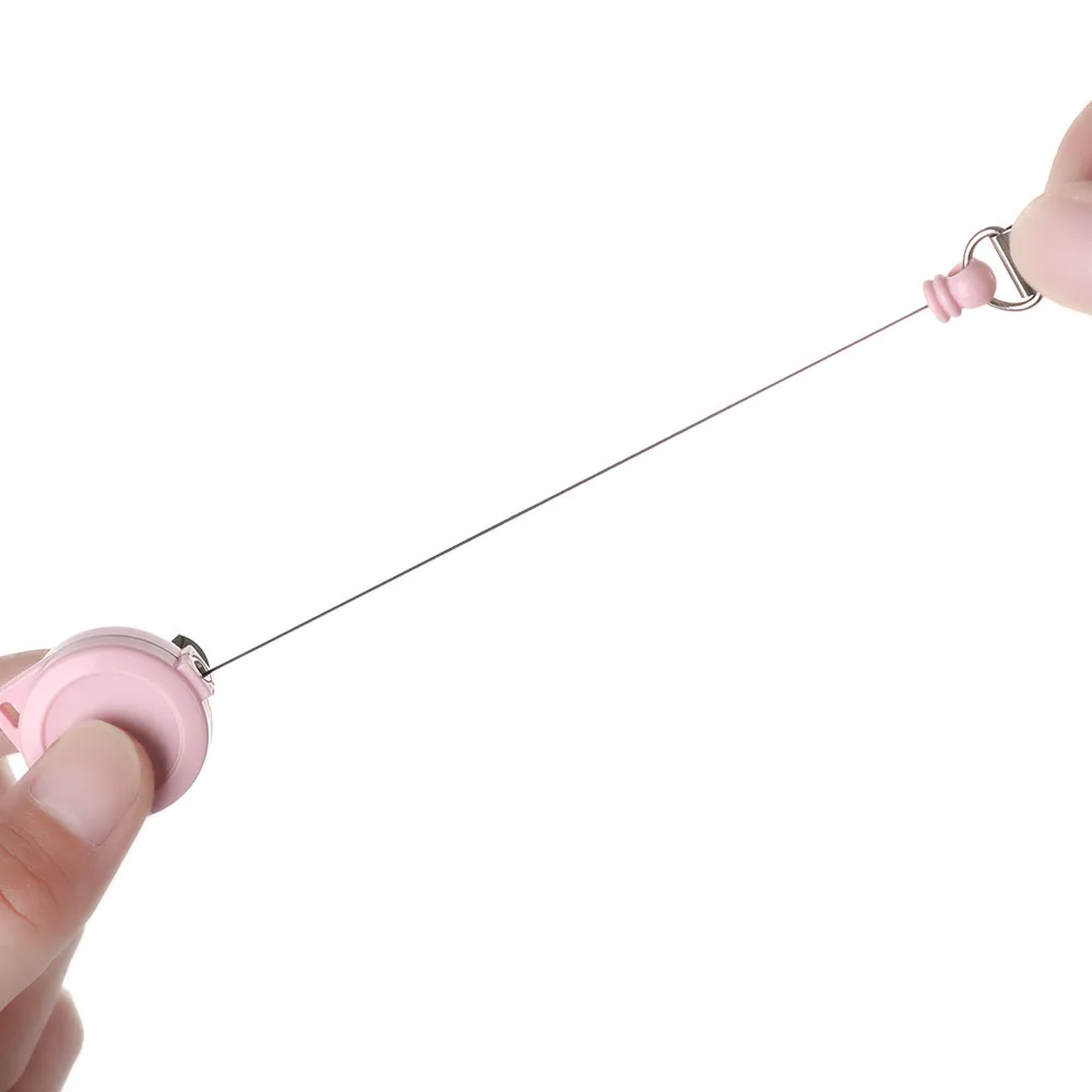 つや消し名札カード学用品格納式プルストラップクリップバッジリールクリップ ID バッジホルダーバッジホルダークリップ