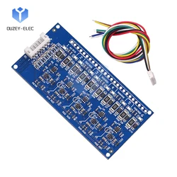 2S ~ 6S płyta zabezpieczająca ładowanie baterii z tytanu litowego precyzyjny aktywny moduł wyrównywania ze wskaźnikami BMS