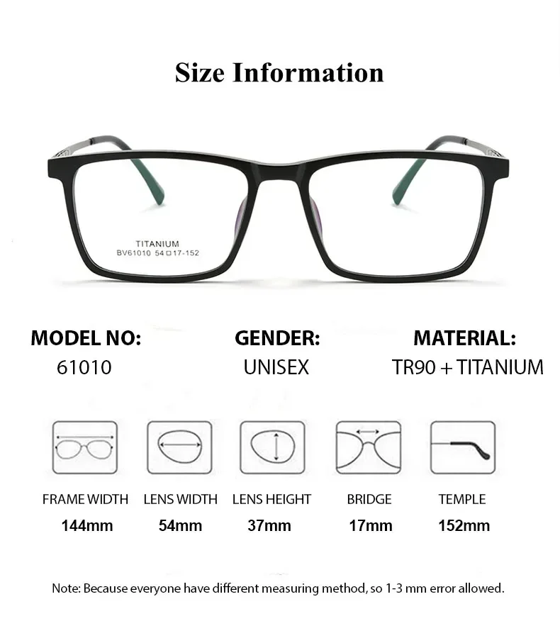 

Ollymurs TR90 Frame and Men Frame Progressive Lenses Use Women Prescription Myopia Glasses Titanium Eyeglass Spectacle
