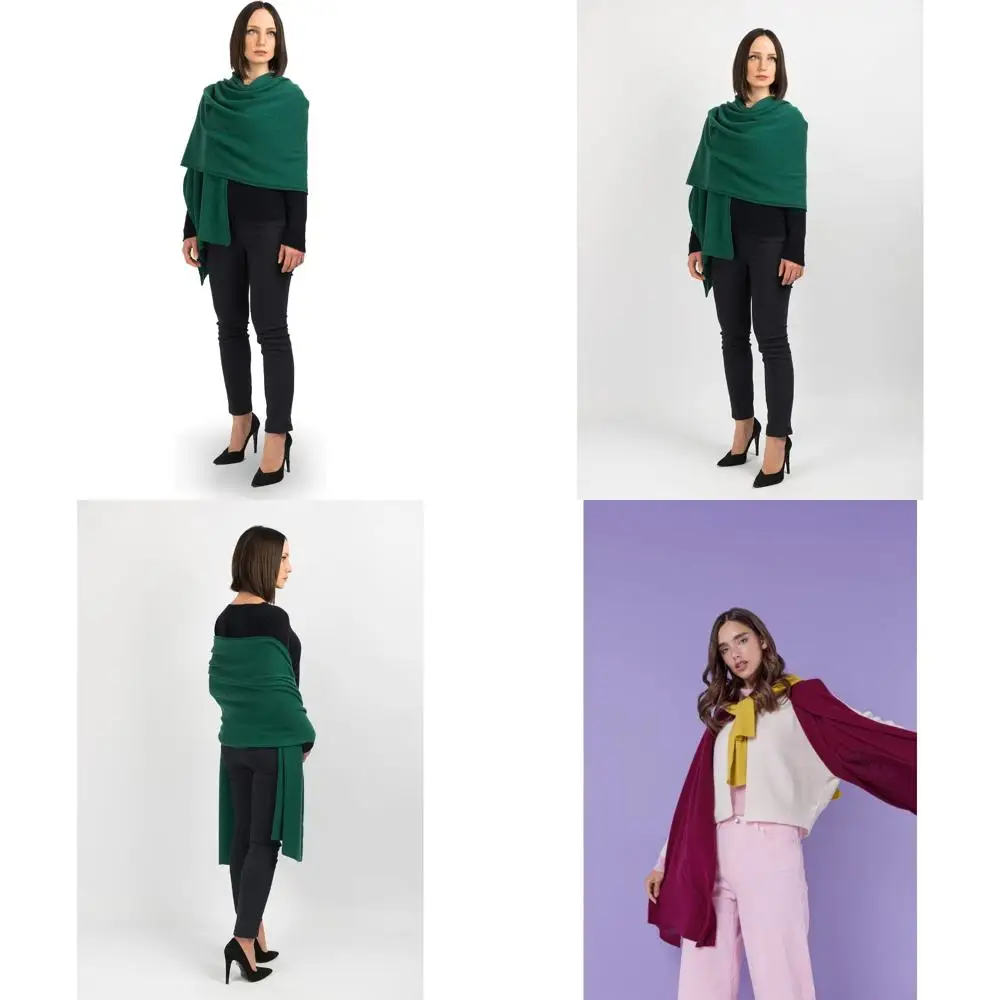 

100% Cashmere Stole - Luxurious Italian Crafted Cashmere Wrap for Elegance and Comfort