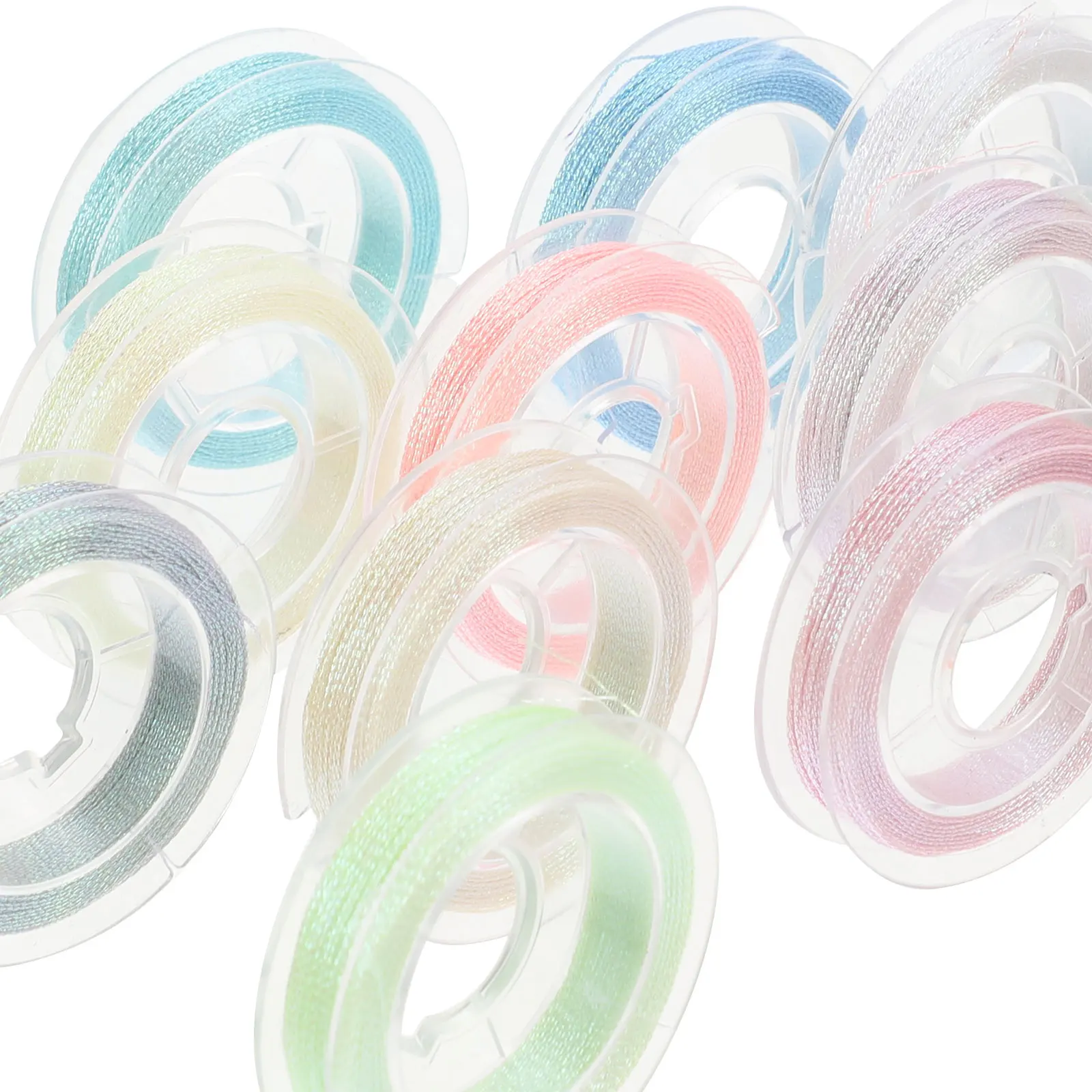 

12 Rolls Luminous Embroidery Threads Wear-Resistant Glowing Sewing Floss for Craft Cross Stitching DIY Projects Tools