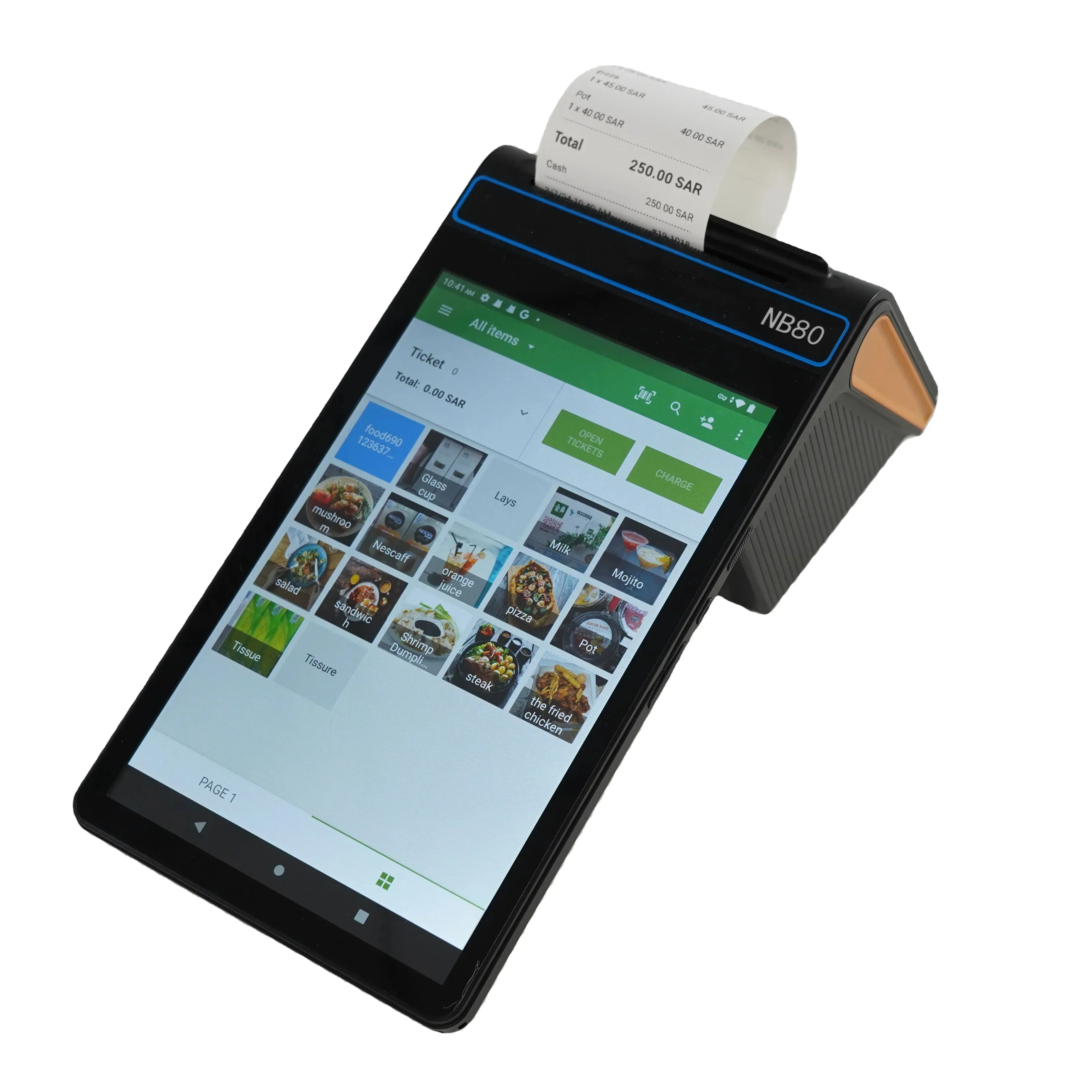 

GOODCOM 8 inch Android 12 Pos Handheld Android POS with Scan Code Payment Terminal