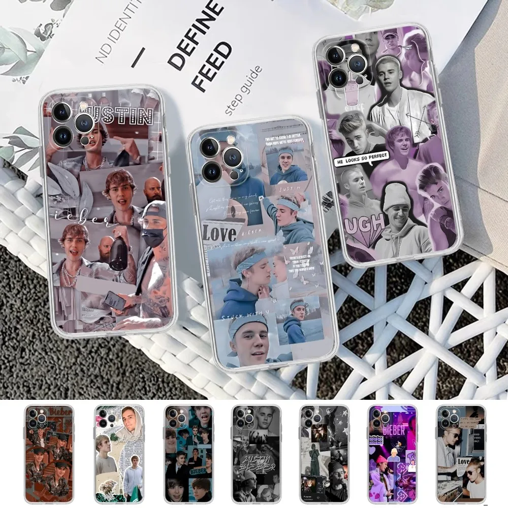 Classic J-Justin Biebers Singer Phone Case For iPhone 15 14 11 12 13 Mini Pro XS Cover 6 7 8 Plus X XR SE 2020 Funda Shell