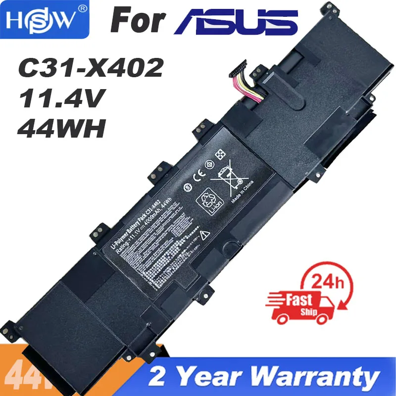 New C31-X402 Laptop Battery for ASUS VivoBook S300 S400 S300C S300CA S300E S400C S400CA S400E C31-X402