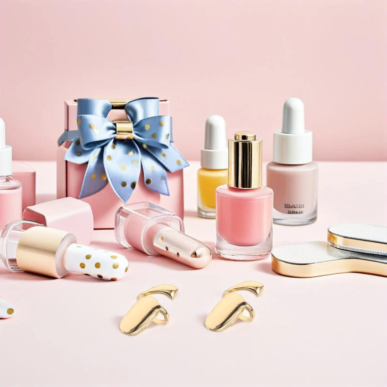 

10Pcs Retro Alloy Adjustable Fingernail Rings for Women Protective Nail Cap Covers Vintage Manicure Jewelry Nail Art Decoration