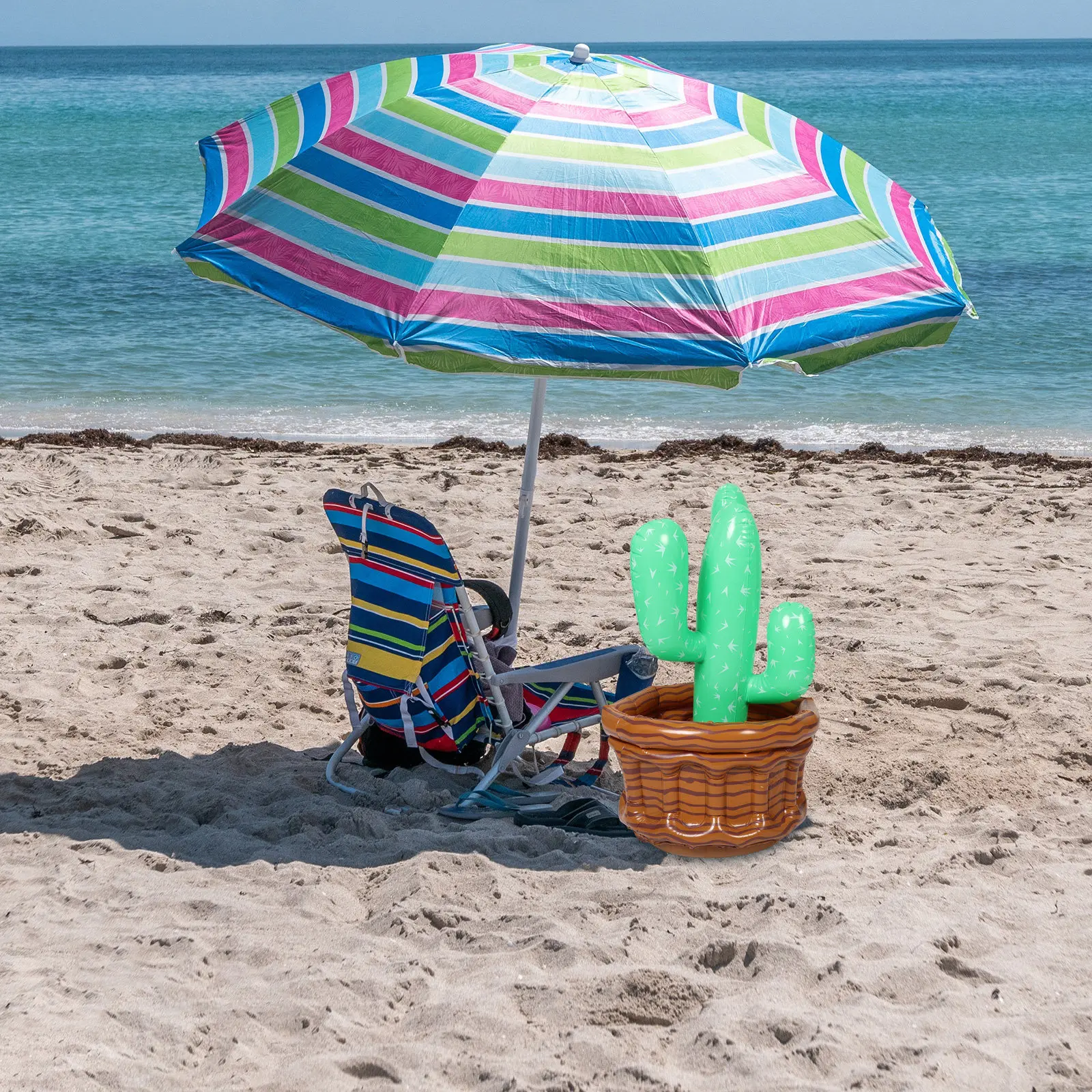 

Надувной охладитель для напитков в форме кактуса из ПВХ, ведро для напитков для вечеринок, бассейна, пляжа, летних фестивалей, мероприятий, хранение кубиков льда, многофункциональный