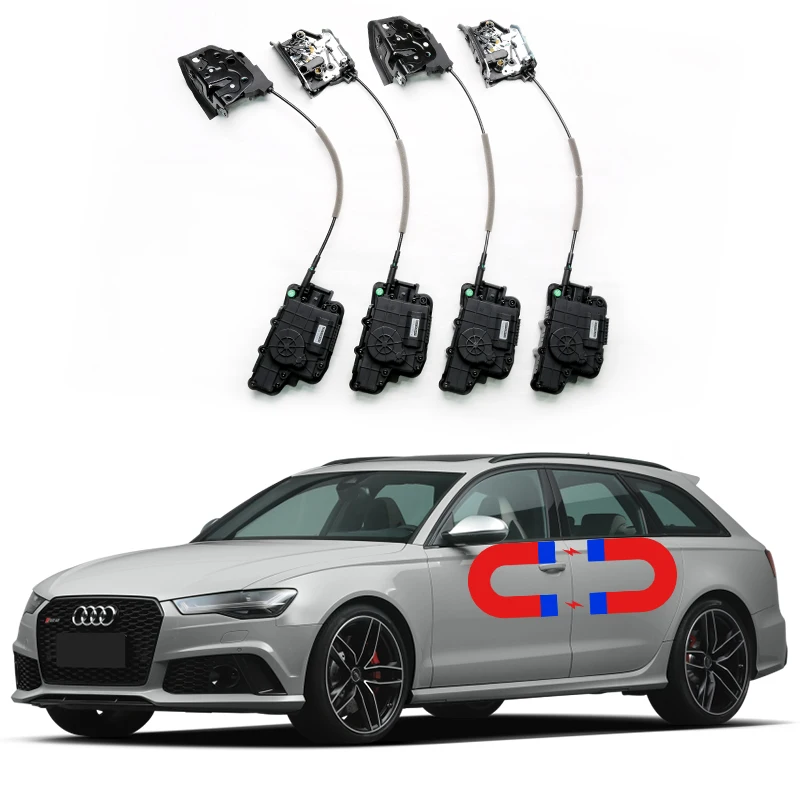 For Audi RS6 Electric suction door Automobile refitted automatic locks accessories door Soft Close auto Power tools