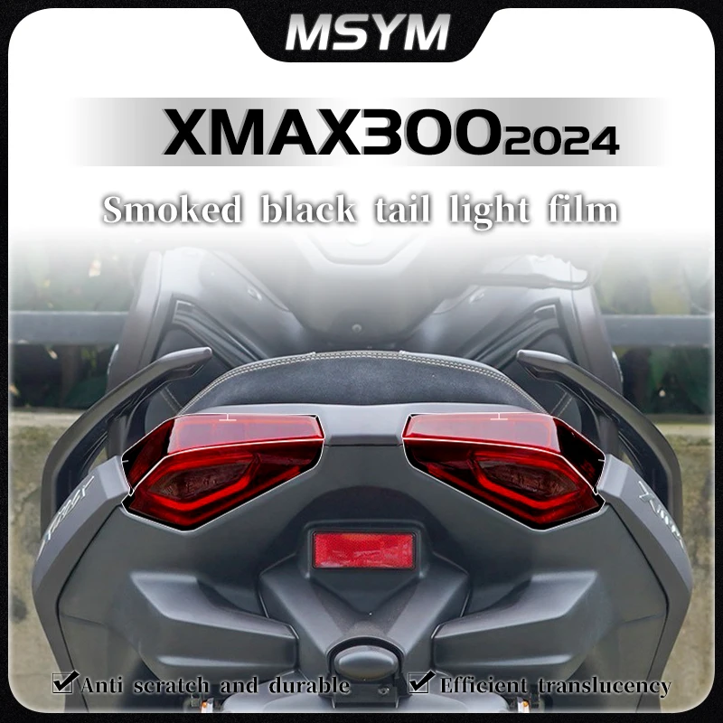 For Yamaha XMAX300 xmax300 TECH 2024 headlight film smoked black tail light film instrument film rearview mirror accessories