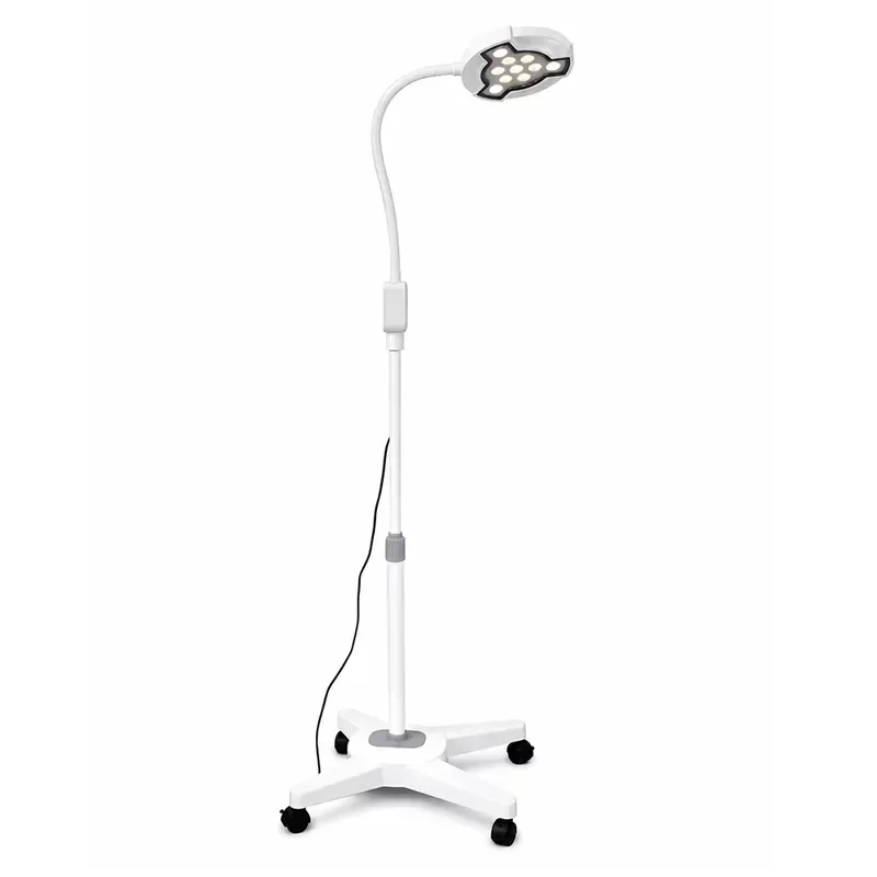 Modern Medical Mobile LED Medical Inspection Lamp with Flexible Arm for Diagnostic Examination Lighting in Clinic and