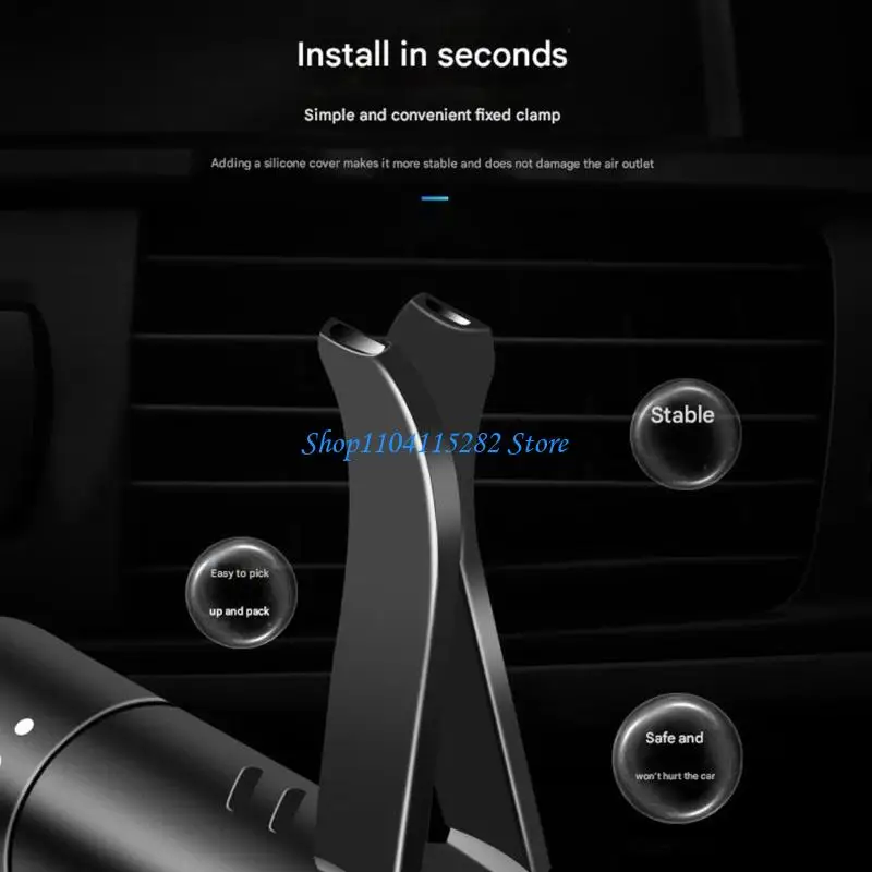 ديكور الألومنيوم سيارة تنفيس الهواء كليب السيارات الهواء المعطر منفذ كليب سيارة منفذ العطور مكيف الهواء السيارات كليب #4