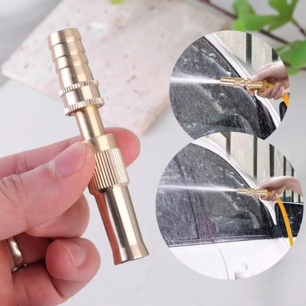 1Pcs High Pressure Spray Torch Connect Hose 360 Degree Rotating Watering Garden Tool Spray Sprinkler Adjustable Aluminum Alloy