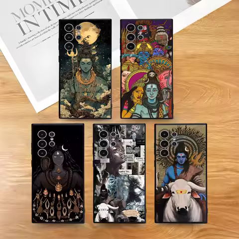 Lord Shiva Hindu God Buddha Phone Case Skin-Friendly Soft TPU Case Compatible With Samsung S21/S22/S23/S24/S25 FE/Plus/Ultra
