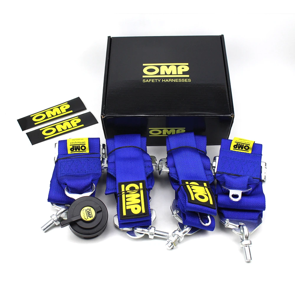 Universal 4 Point 6 Point Racing Car Seat Belt Harness With Camlock Quick Release Snap-On 3\