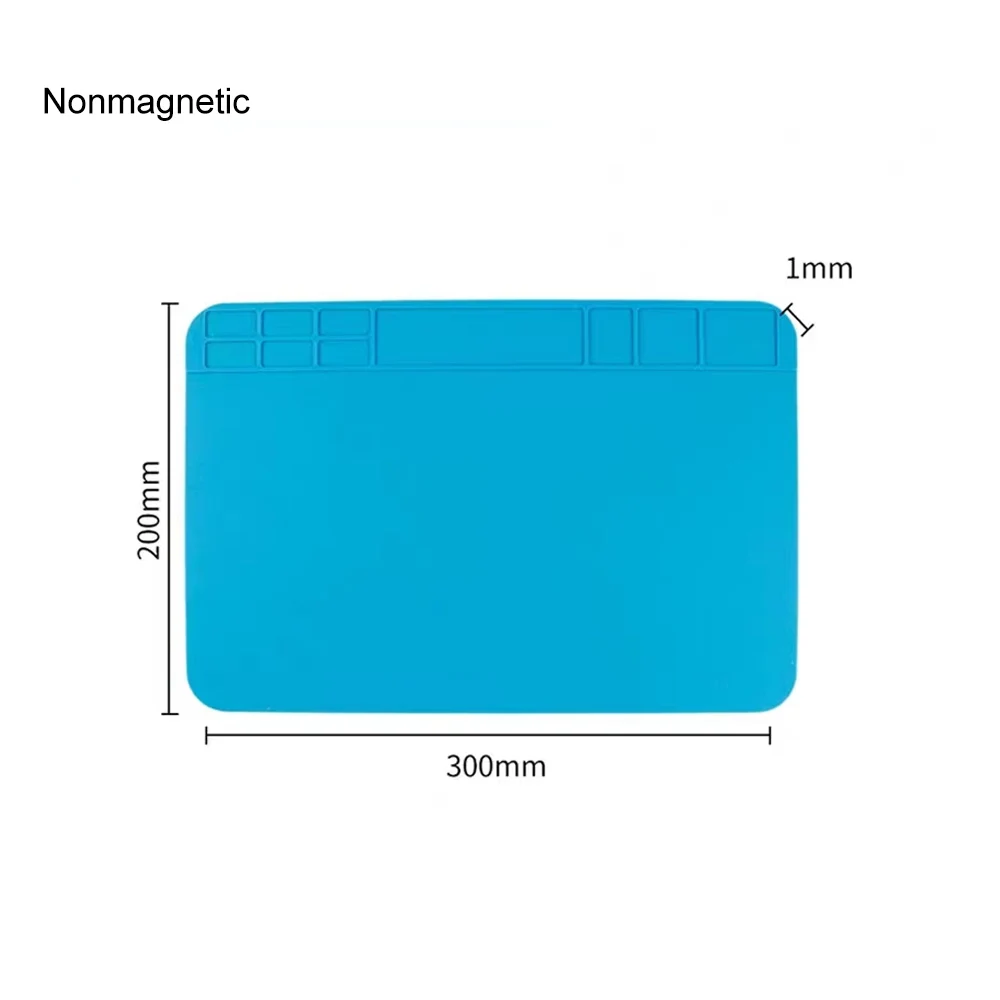 Cuscinetto in silicone resistente alle alte temperature per isolamento termico per banco di lavoro per manutenzione del telefono cellulare con