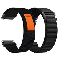 Nylon Band for HaiWei Watch Galaxy 7 6 5 4 40mm 44mm Classic/Active/Gear S3 Frontier 20mm 22mm Sport Loop Strap Amazfit GTS 3 4