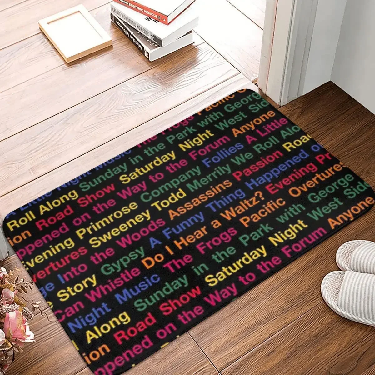 Stephen Sondheim Musicals Doormat Rug Carpet Mat Footpad Polyester Non-slip Dust-Proo Front Room Corridor Kitchen Balcony Toilet