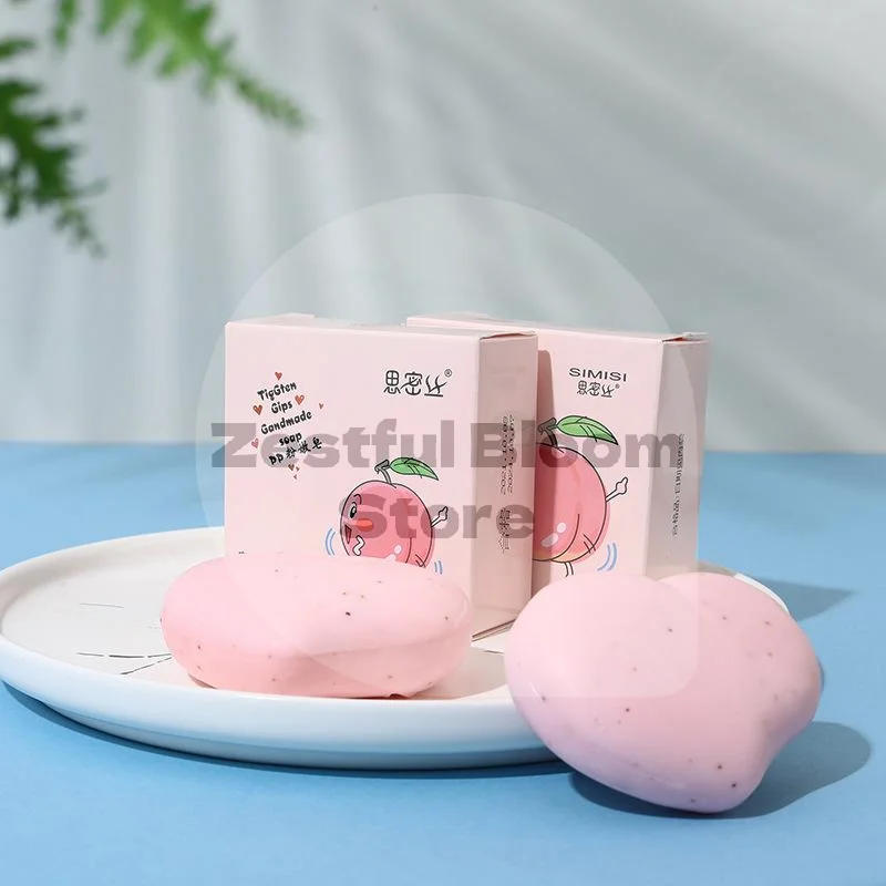 Peach PP Soap Bar Gentle Hydrating Deep Cleansing Oil Control Handmade Soap for Face Body Shower Home Bath Accessories