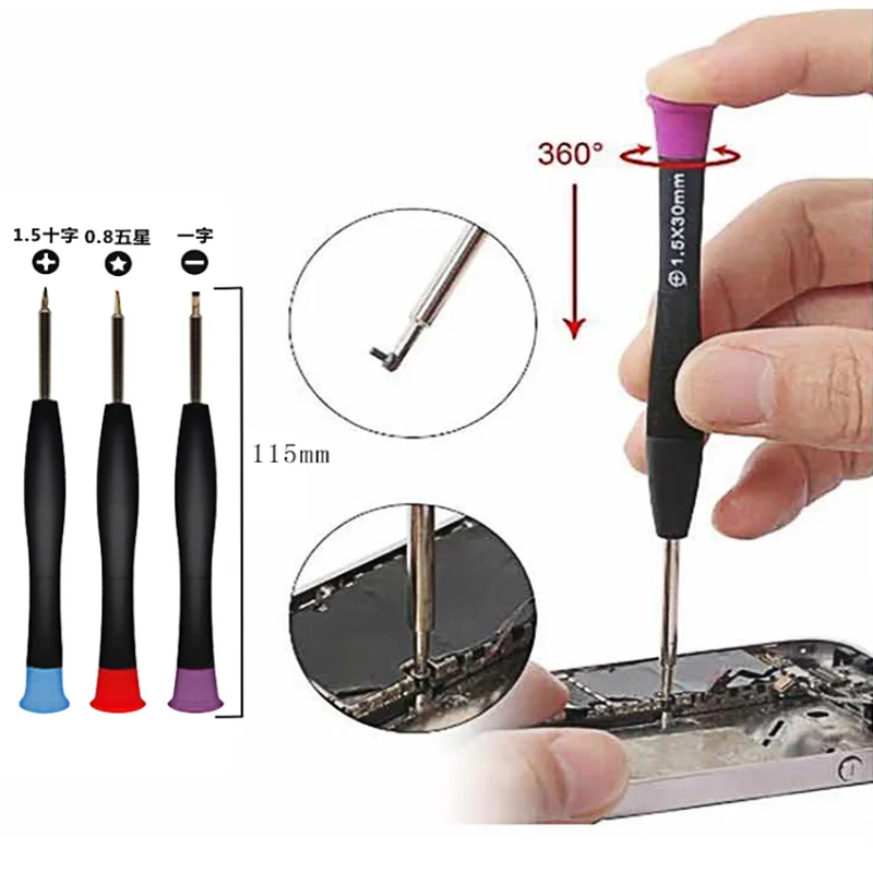 Kit di strumenti per la riparazione del telefono cellulare Set di cacciaviti per strumenti di apertura della leva Spudger per Set di utensili manuali per cellulari
