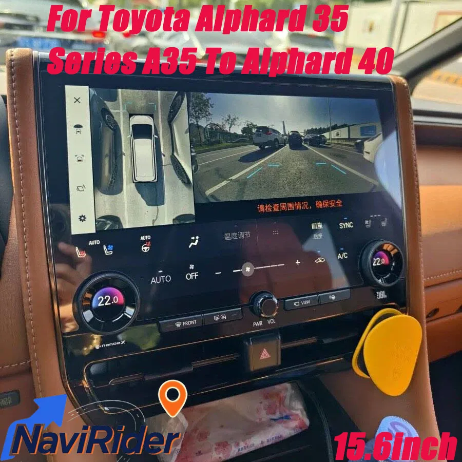 

15,6-дюймовый автомобильный мультимедийный плеер на базе Android для Toyota Alphard 35 серии A35 для Alphard 40 серии A40, авторадио, Carplay, навигация, GPS