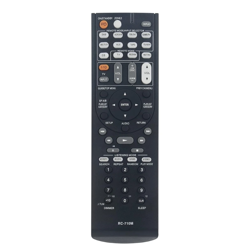 

Receiver Remote Control RC710M Replacement Compatible for RC880M HT-R560 TX-SR343 with 1-10m Distance