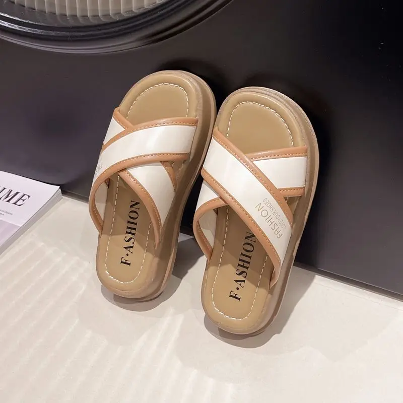 2026 Summer Girls Open Toe Casual Sandals Non Slip Beach Flip Flops For Kids