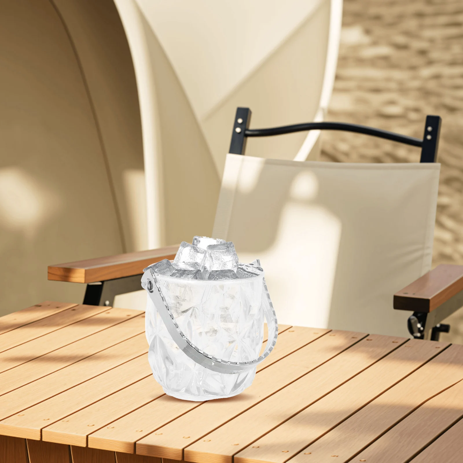 

Portable Ice Bucket Drinks Refreshing Bar Equipment Beverage Tub Frosty