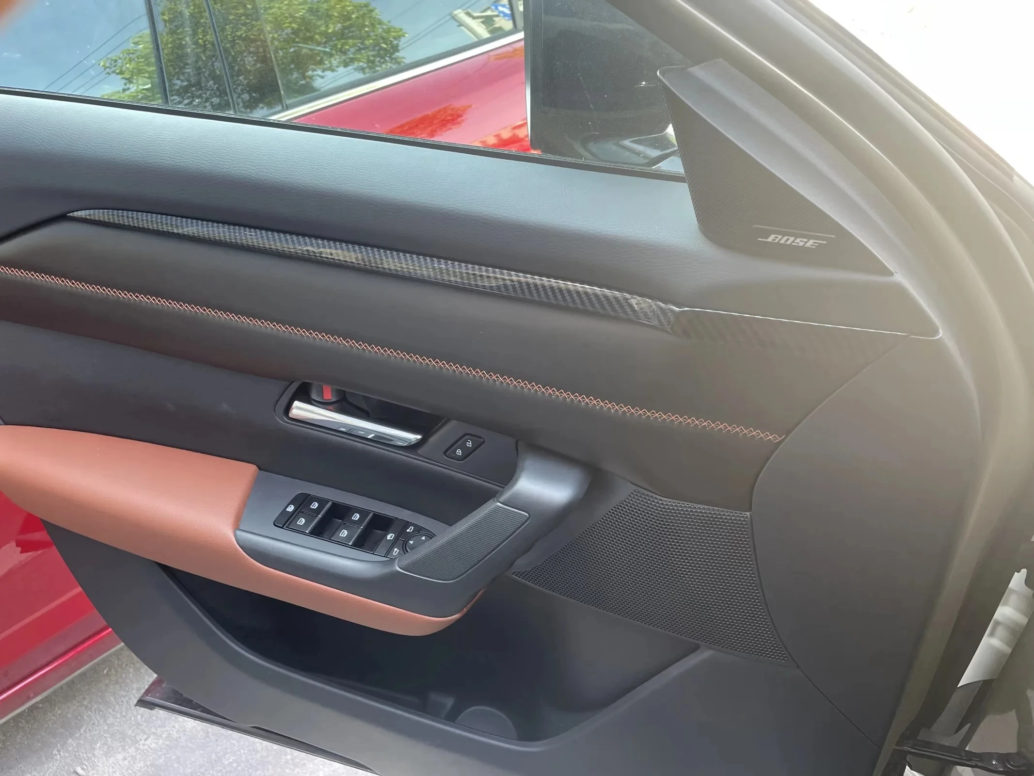 For Mazda CX-50 CX50 2022 2023 2024 LHD Door Armrest Window Buttons Trim Inner Door Strip Bowl Frame Panel Cover Car Accessories