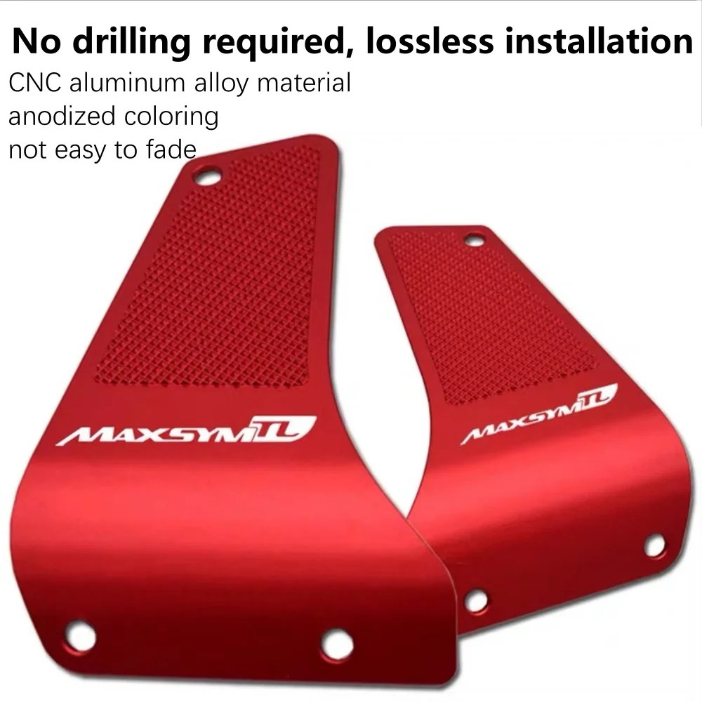 Good Quality For SYM MAXSYM TL500 TL508 modified aluminum alloy front foot pedal anti-slip mat