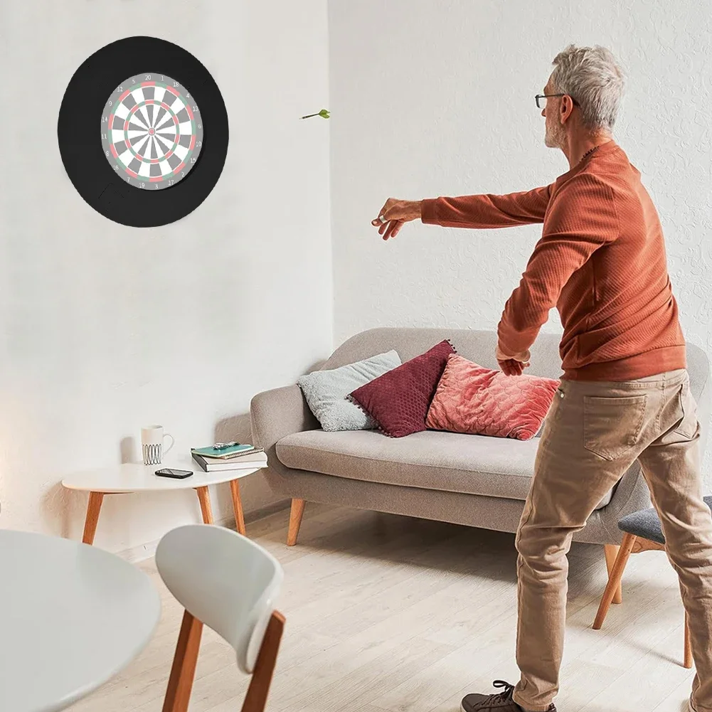 

EVA Dartboard Surround Jigsaw Ring Design Dart Board Ring Lightweight Splicing Dart Board Wall Protector Dartboard Surround Ring