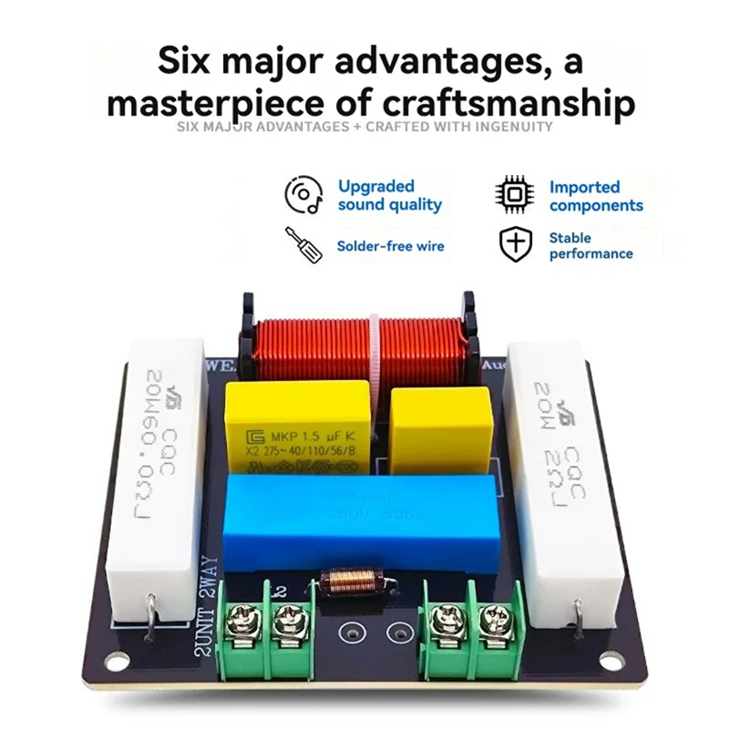 AA60-전문가용 KTV 무대 스피커 크로스오버 T-101 300W 단일 채널 오디오 스피커 디바이더 순수 트위터 크로스오버