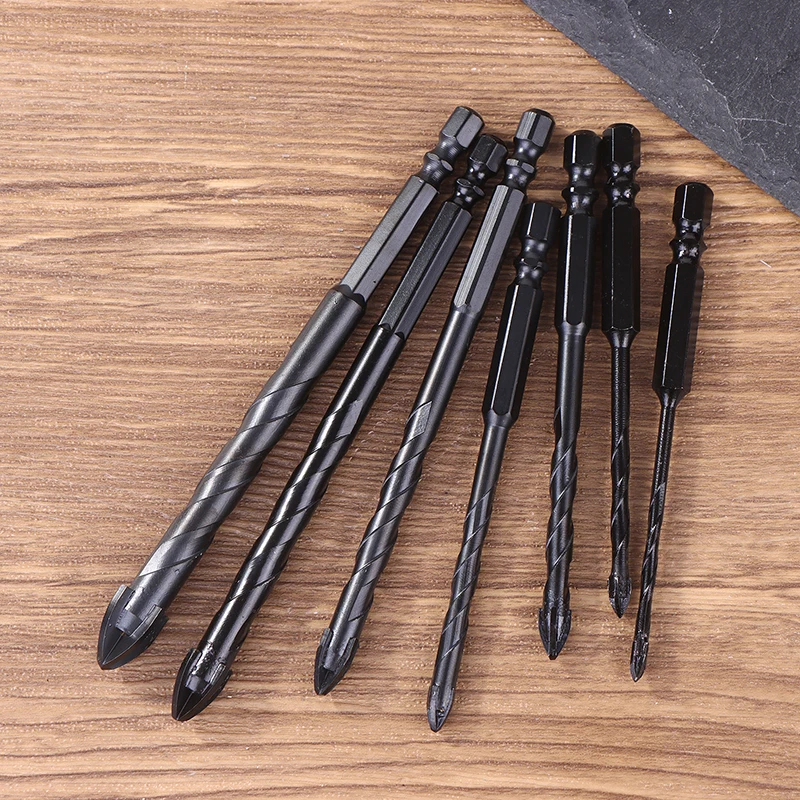 

5/7 шт. профессиональный набор сверл 3-12 мм сверло с шестигранным хвостовиком для металлообработки, керамики, стекла, бетона, дерева, стали, сверлильный инструмент