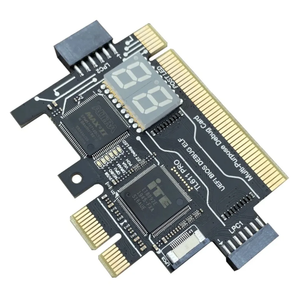 TL611 PRO Diagnostic Card, Pcie Diagnostic Card For Desktop Pci Motherboards For Desktops And Laptops