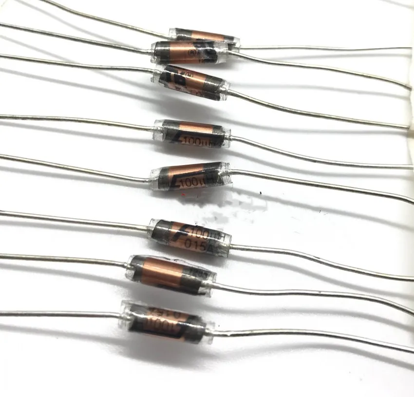 MISC-101M-01  Axial inductance of RF interference coil of winding pin 100UH 0.15A