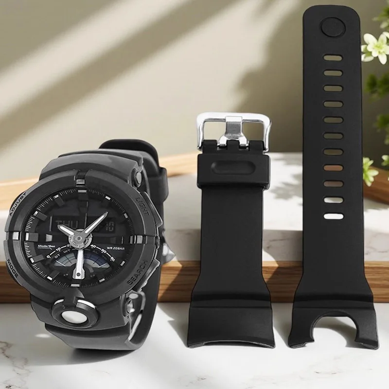 سيليكون الساعات ل كاسيو G-SHOCK GA-500 GA-500-7A GA-500-1A GA-500-1A4 سوار ذكي المطاط الرياضة ساعة اكسسوارات حزام